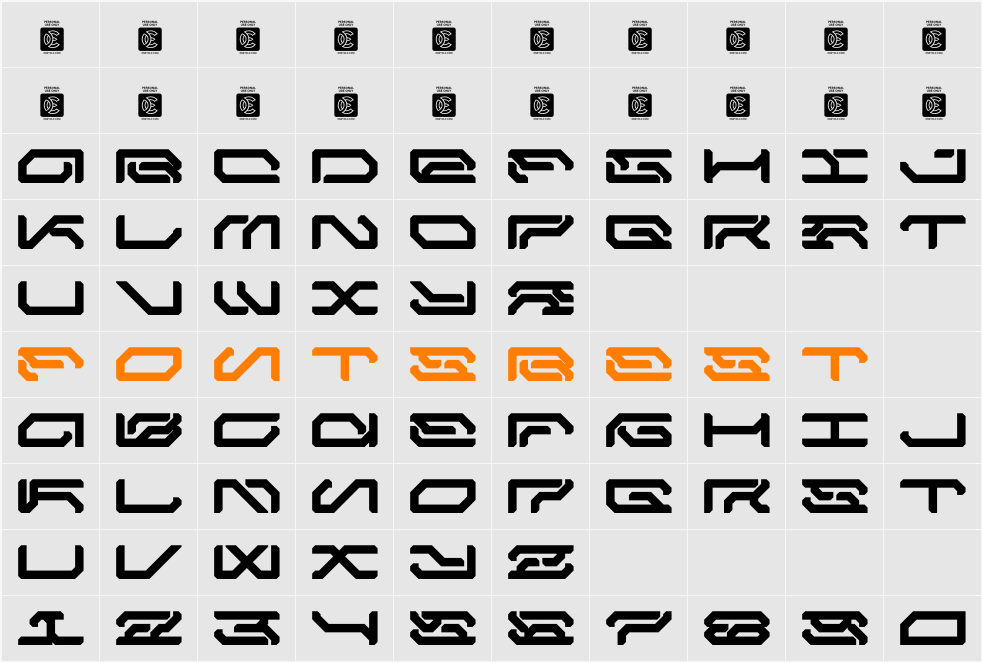 NCL Gesrob Demo Character Map