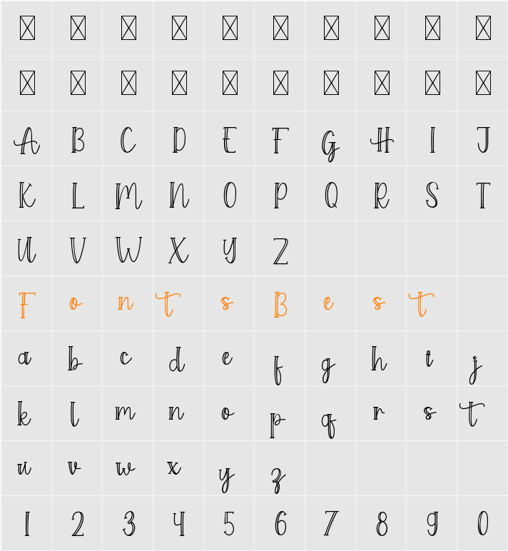 Autumn Garden Character Map
