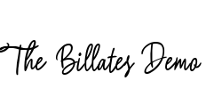 The Billates Demo