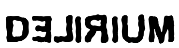 Delirium Font Image