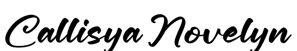 Callisya Novelyn