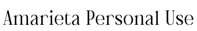 Amarieta Personal Use