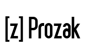 [z] Prozak Font Image