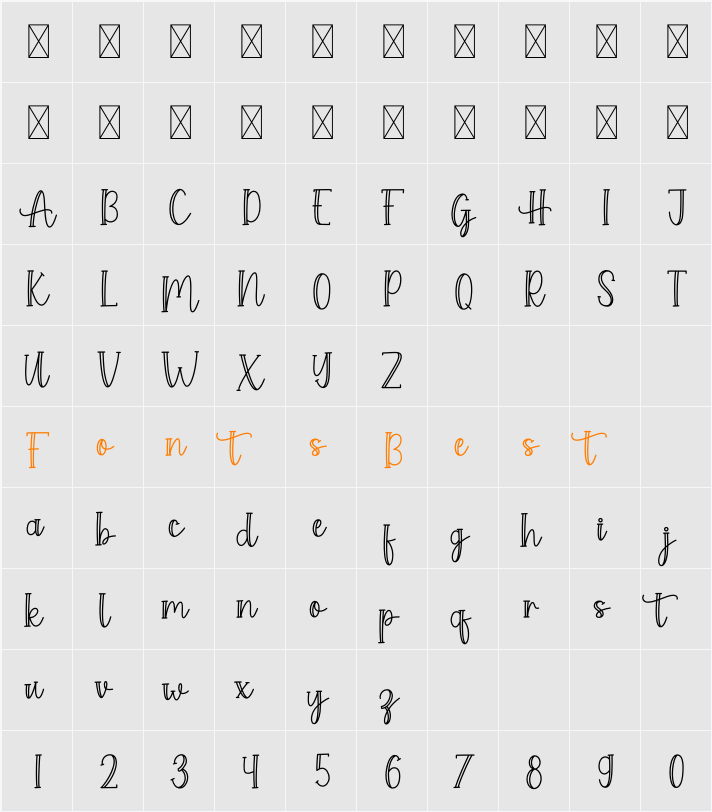 Autumn Garden Character Map