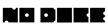 No Dice Font Image