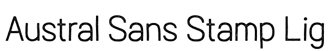 Austral Sans Stamp Lig