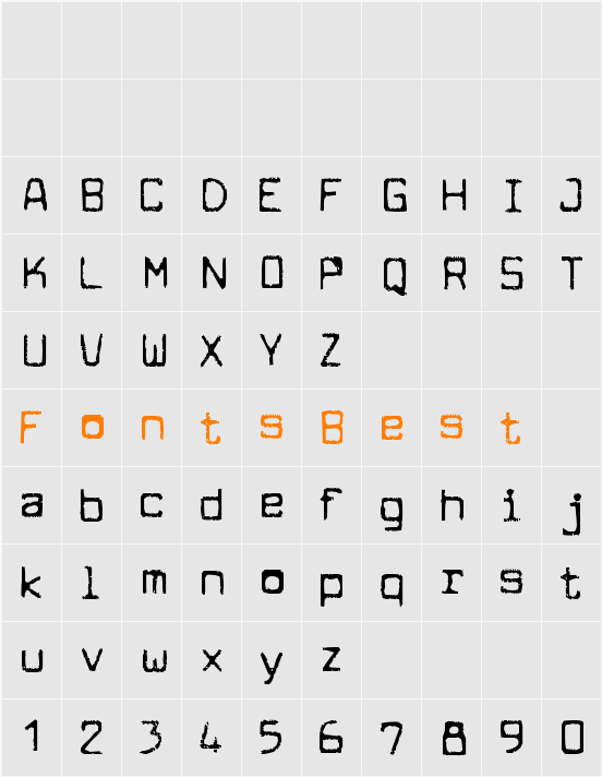 Cuomotype Character Map