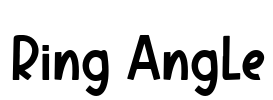 Ring Angle Font Image