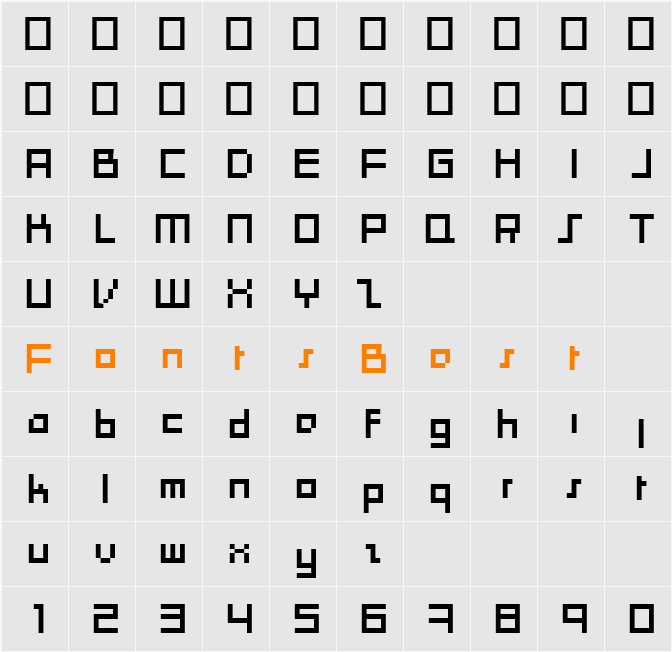 Minesweeper Character Map