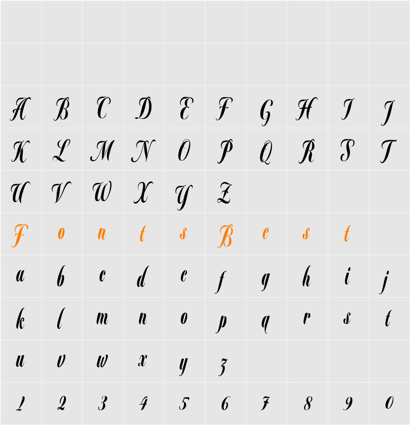 Ayah Character Map