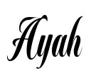 Ayah Font Image