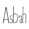 Asbah Font Image