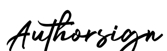 Authorsign Font Image