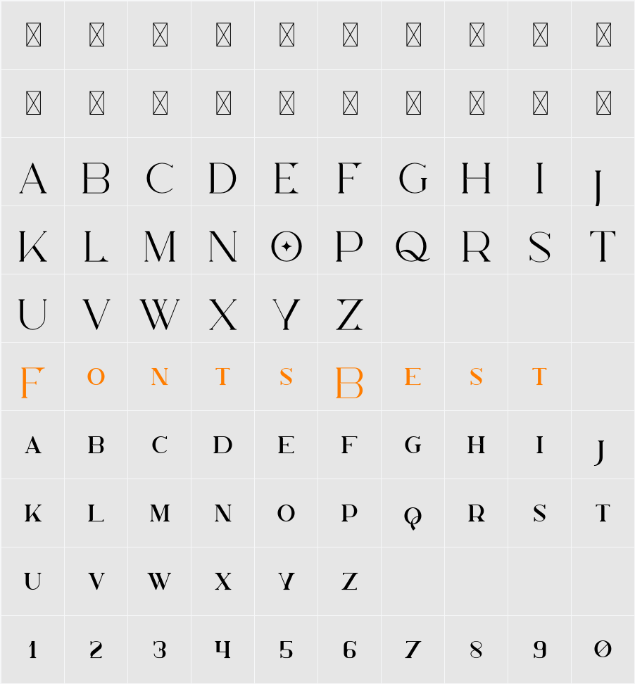 LotusEater Character Map