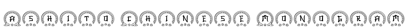 Ashito Chinese Monogram
