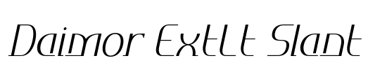 Daimor ExtLt Slant