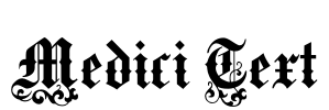 Medici Text Font Image