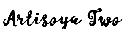 Artisoya Two Font Image