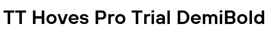 TT Hoves Pro Trial DemiBold