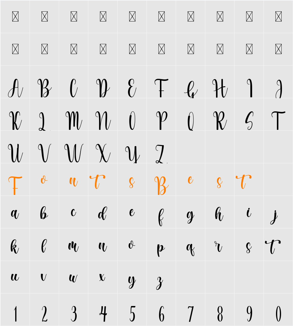 Automatic Character Map