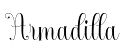 Armadilla Font Image