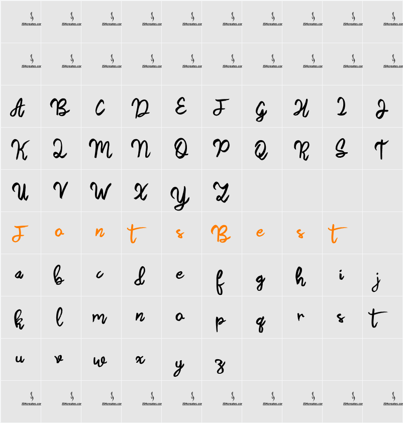 Awaker Shaker Character Map