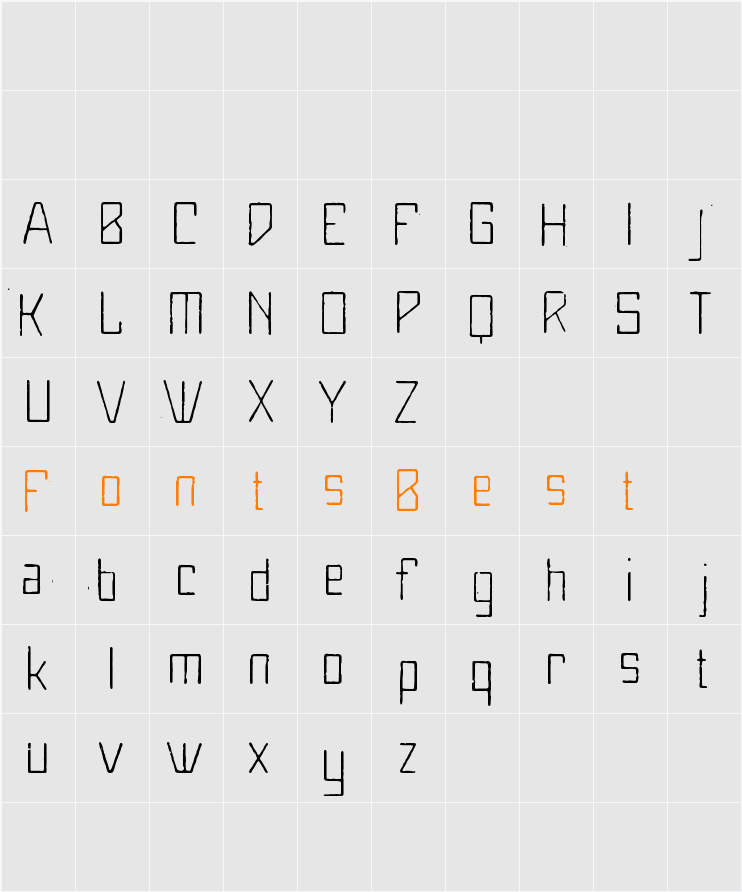 MaiersNr8 Character Map