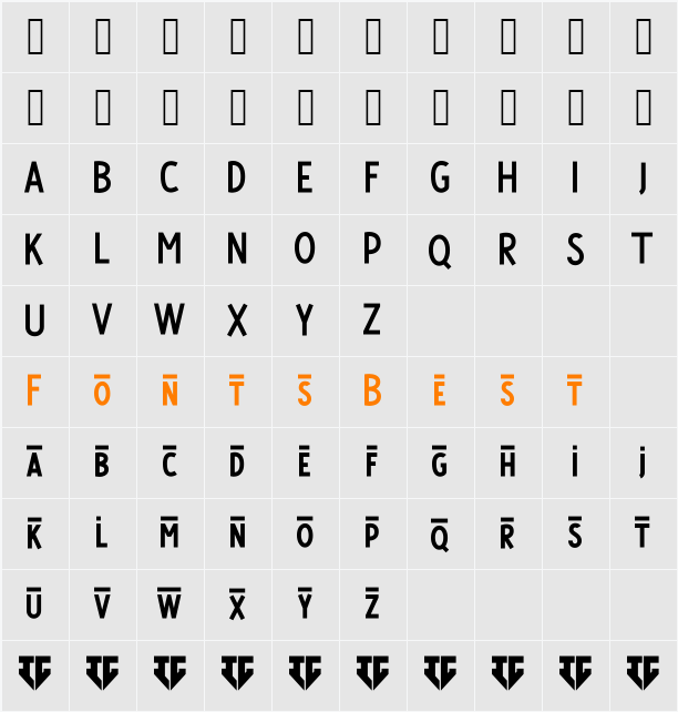 Satisfactory Baseline Character Map