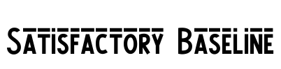 Satisfactory Baseline Font Image