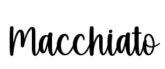 Macchiato Font Image
