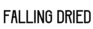 Falling Dried