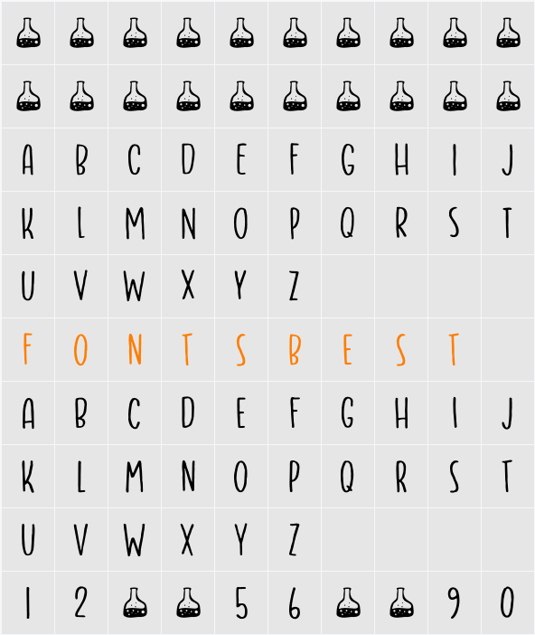 Artificial Flavour DEMO Character Map