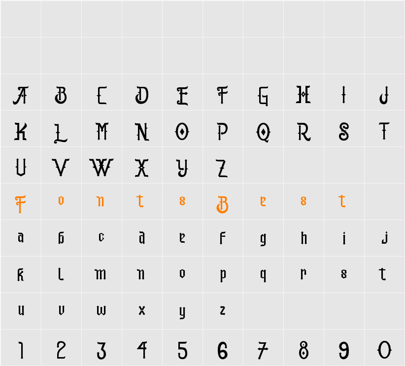 AshteR Character Map