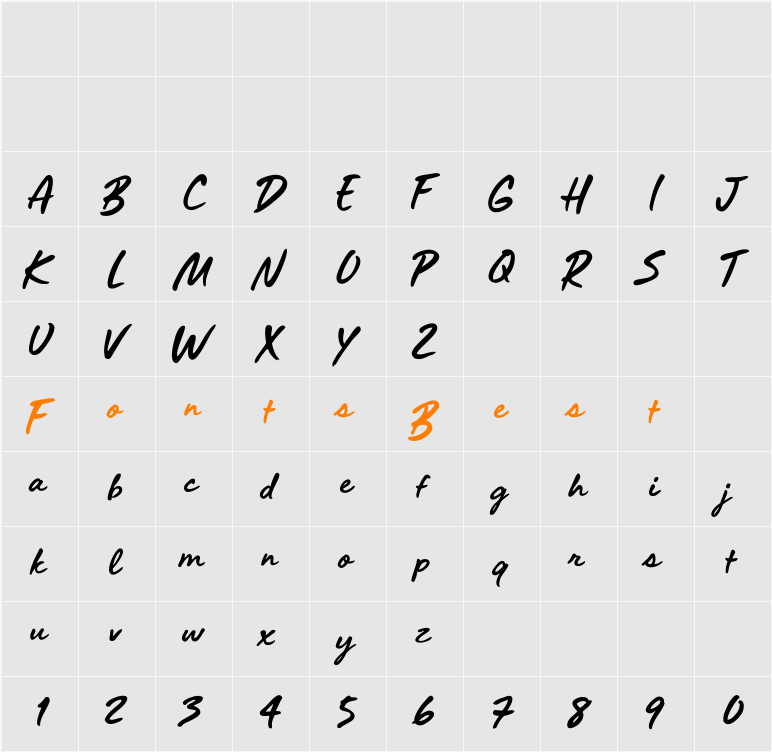 Stone Blue - Demo Character Map