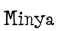 Minya Font Image