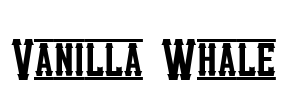 Vanilla Whale Font Image