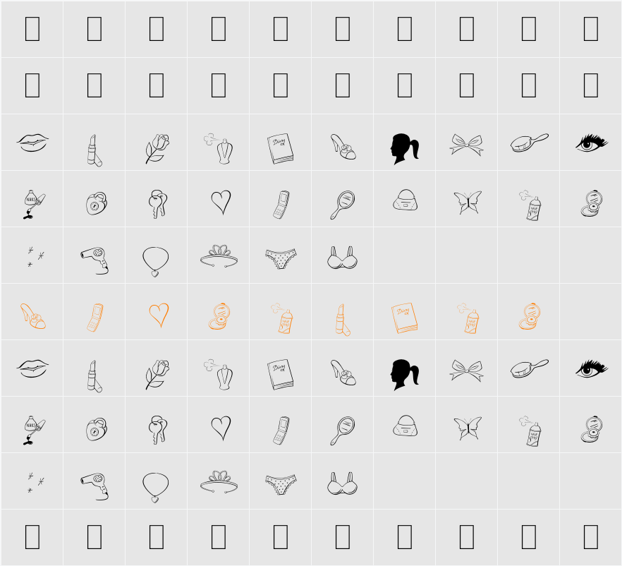 Princess OT Character Map