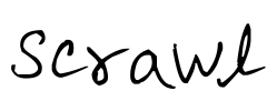 Scrawl Font Image