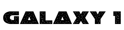 Galaxy 1 Font Image