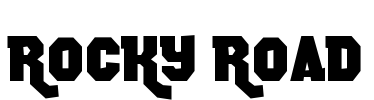 Rocky Road Font Image
