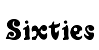 Sixties Font Image