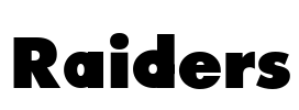 Raiders Font Image