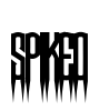 Spiked Font Image