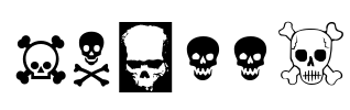 SkullZ Font Image