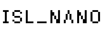 ISL_NANO Font Image