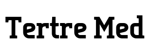 Tertre Med Font Image