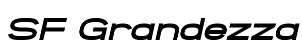 SF Grandezza Font Image