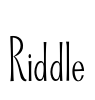 Riddle Font Image