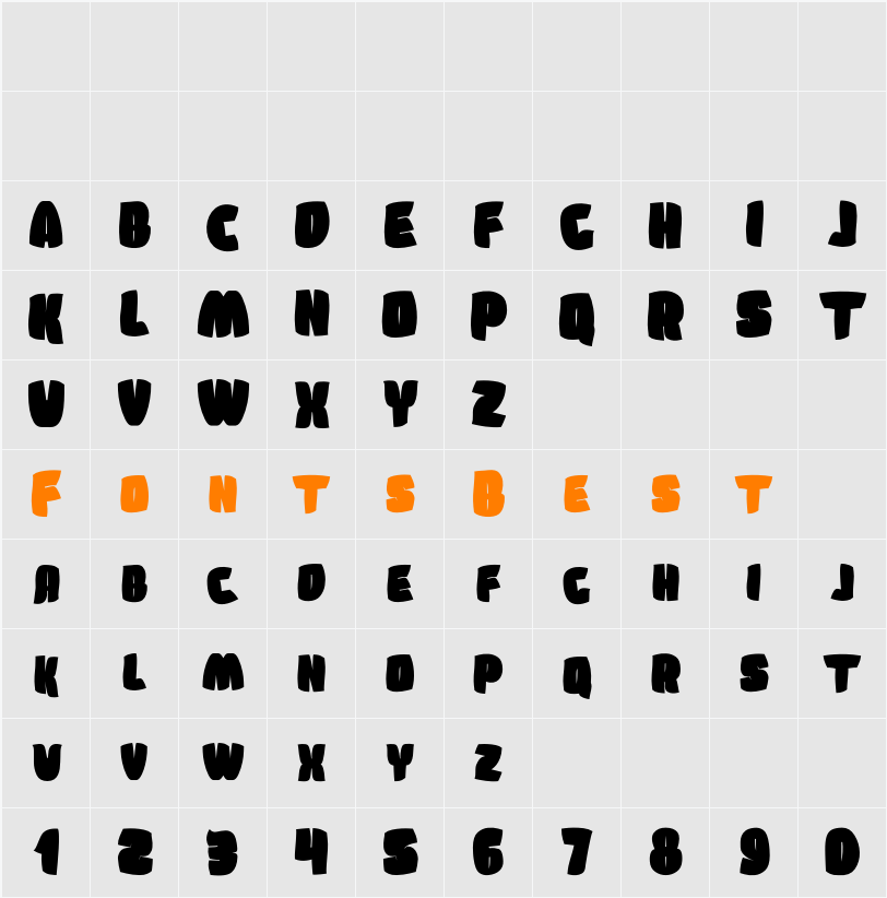Sumkin freetype MRfrukta 2010 Character Map