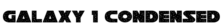 Galaxy 1 Condensed Font Image
